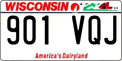 WI license plate 901VQJ