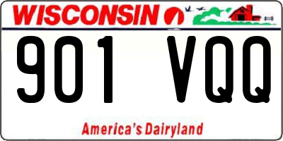 WI license plate 901VQQ