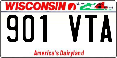 WI license plate 901VTA