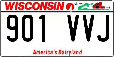 WI license plate 901VVJ