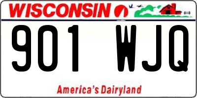 WI license plate 901WJQ