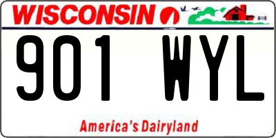 WI license plate 901WYL