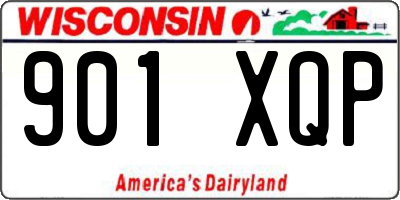 WI license plate 901XQP