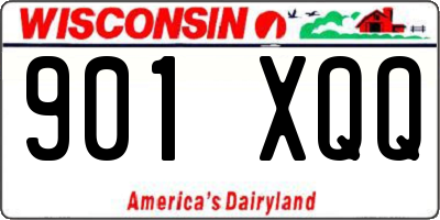 WI license plate 901XQQ