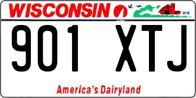 WI license plate 901XTJ