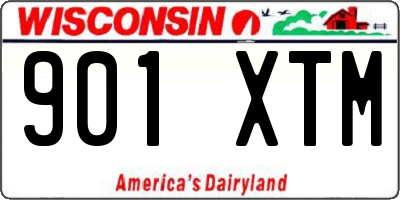 WI license plate 901XTM