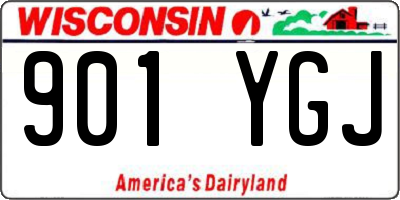 WI license plate 901YGJ