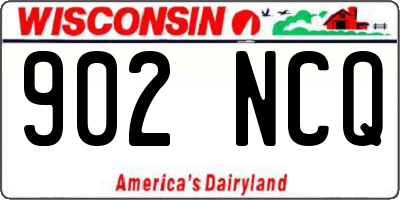 WI license plate 902NCQ