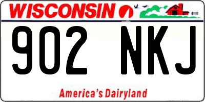 WI license plate 902NKJ