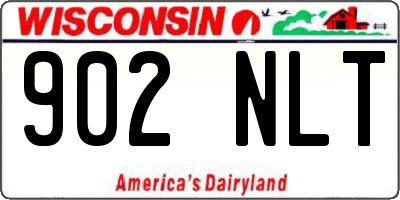 WI license plate 902NLT