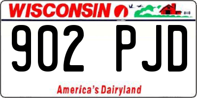 WI license plate 902PJD