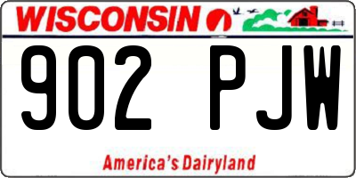 WI license plate 902PJW