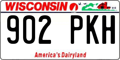 WI license plate 902PKH