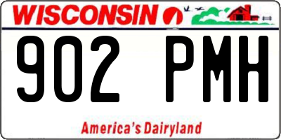 WI license plate 902PMH