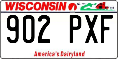 WI license plate 902PXF