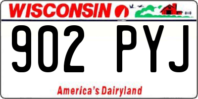 WI license plate 902PYJ