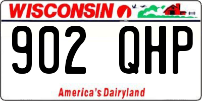 WI license plate 902QHP