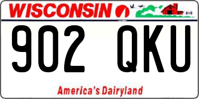 WI license plate 902QKU