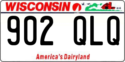 WI license plate 902QLQ