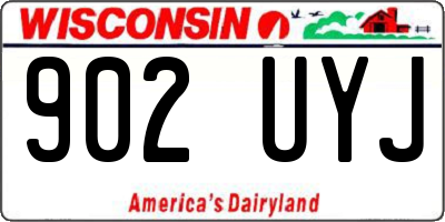 WI license plate 902UYJ