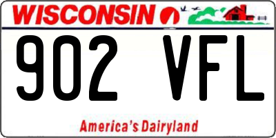 WI license plate 902VFL