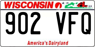 WI license plate 902VFQ