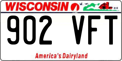WI license plate 902VFT