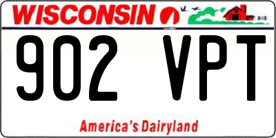 WI license plate 902VPT