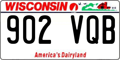 WI license plate 902VQB