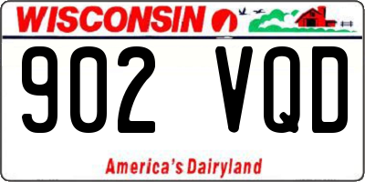 WI license plate 902VQD