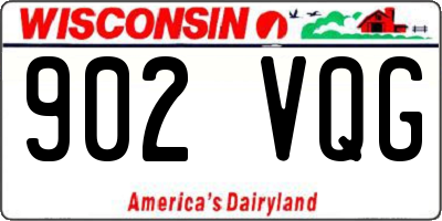 WI license plate 902VQG