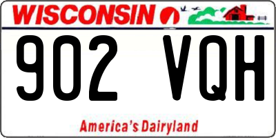 WI license plate 902VQH