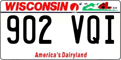 WI license plate 902VQI