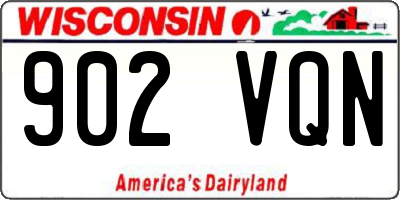 WI license plate 902VQN