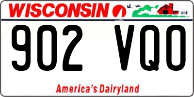 WI license plate 902VQO
