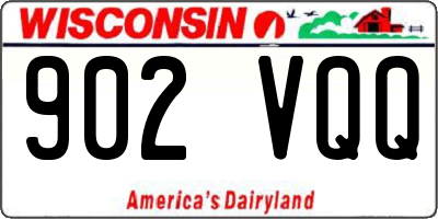 WI license plate 902VQQ