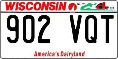 WI license plate 902VQT