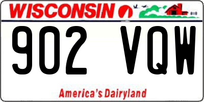 WI license plate 902VQW