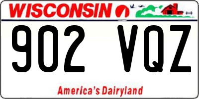 WI license plate 902VQZ