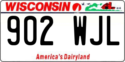 WI license plate 902WJL