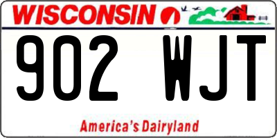 WI license plate 902WJT