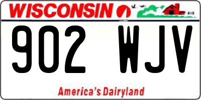 WI license plate 902WJV