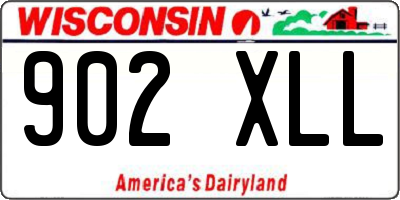 WI license plate 902XLL