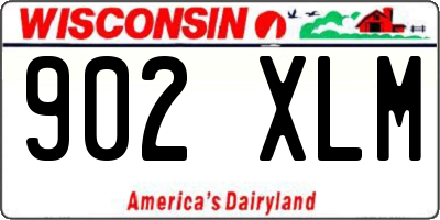 WI license plate 902XLM