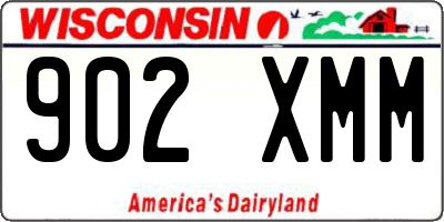 WI license plate 902XMM