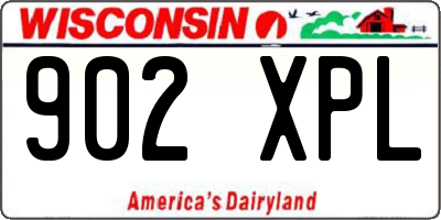 WI license plate 902XPL