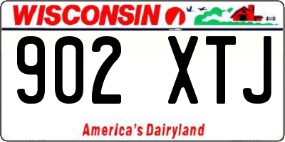 WI license plate 902XTJ