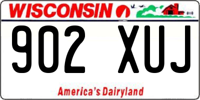WI license plate 902XUJ