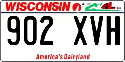 WI license plate 902XVH