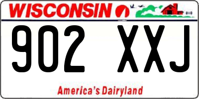 WI license plate 902XXJ